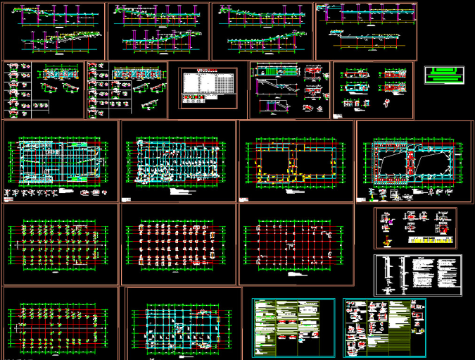 乐陵钢结构报告厅图纸