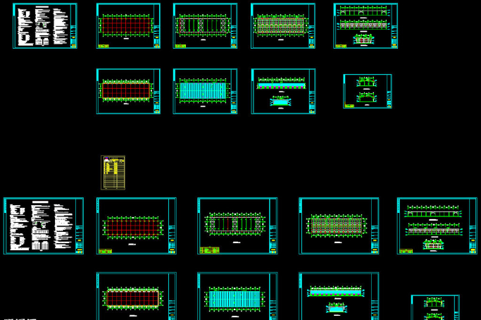 乐陵钢结构厂房图纸