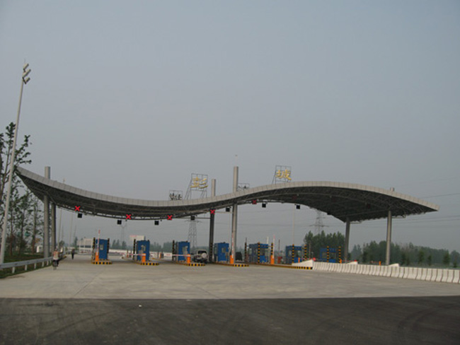 乐陵收费站网架